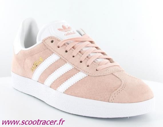 adidas gazelle femme rose pale pas cher